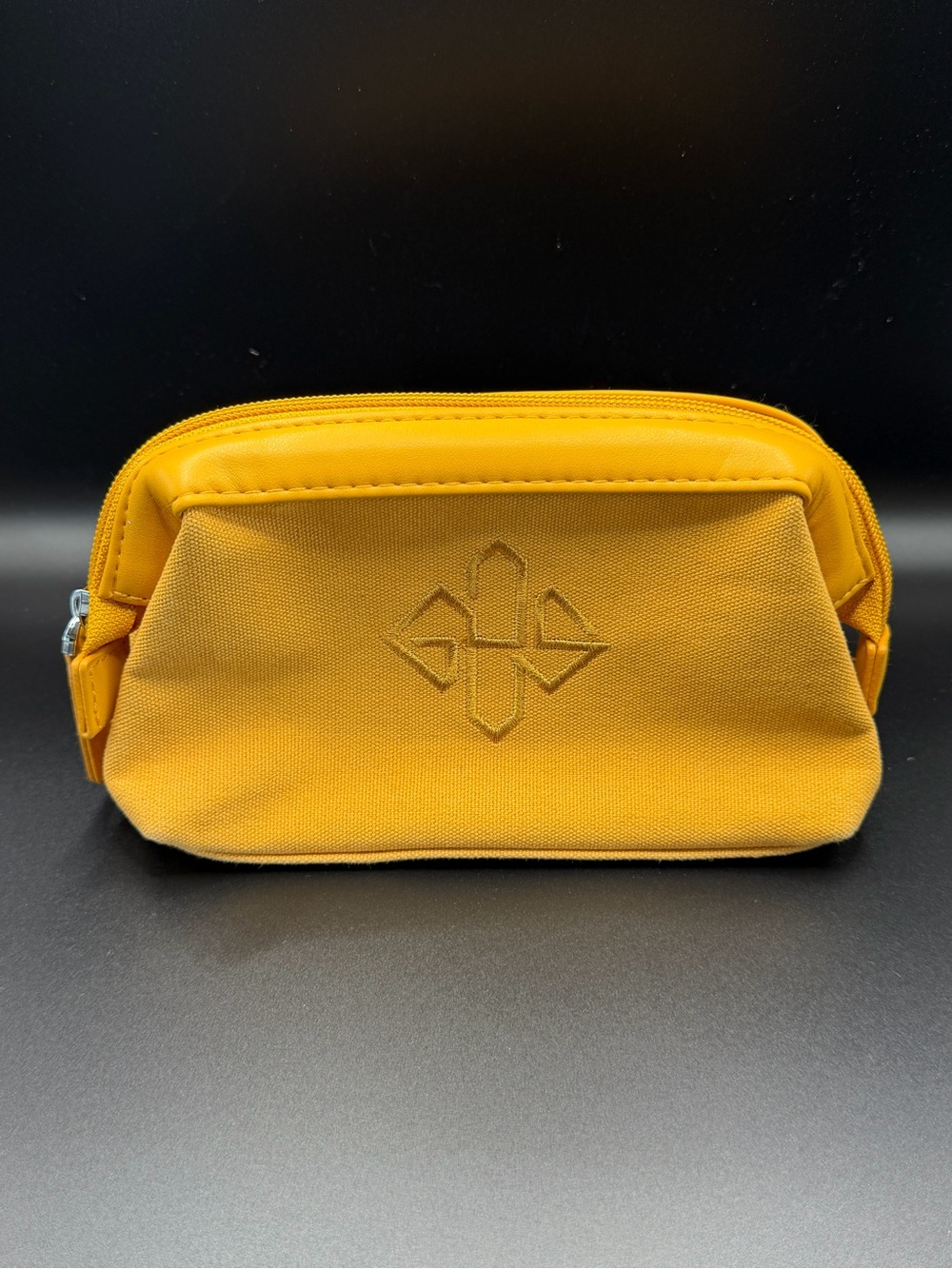 Ettinger London x ANA Cosmetic/Amenity - mustard yellow/marigold Pouch